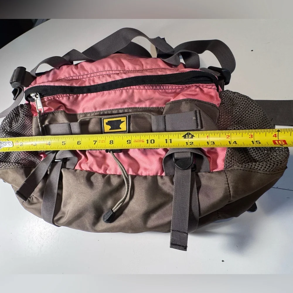 Pink & Brown Mountansmith Women’s Hiking Trail Running Large Hip Fanny Pack Bag